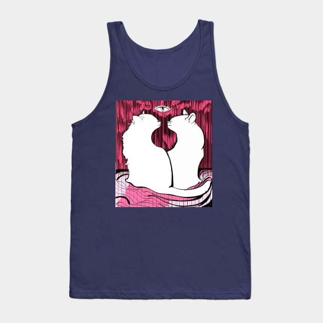 The red wedding for cat lovers Tank Top by Kindawrong